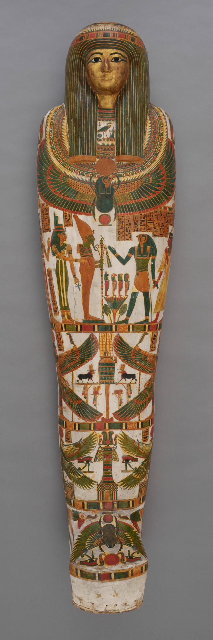 Coffin and Mummy of Paankhaenamun — Ancient Egyptian